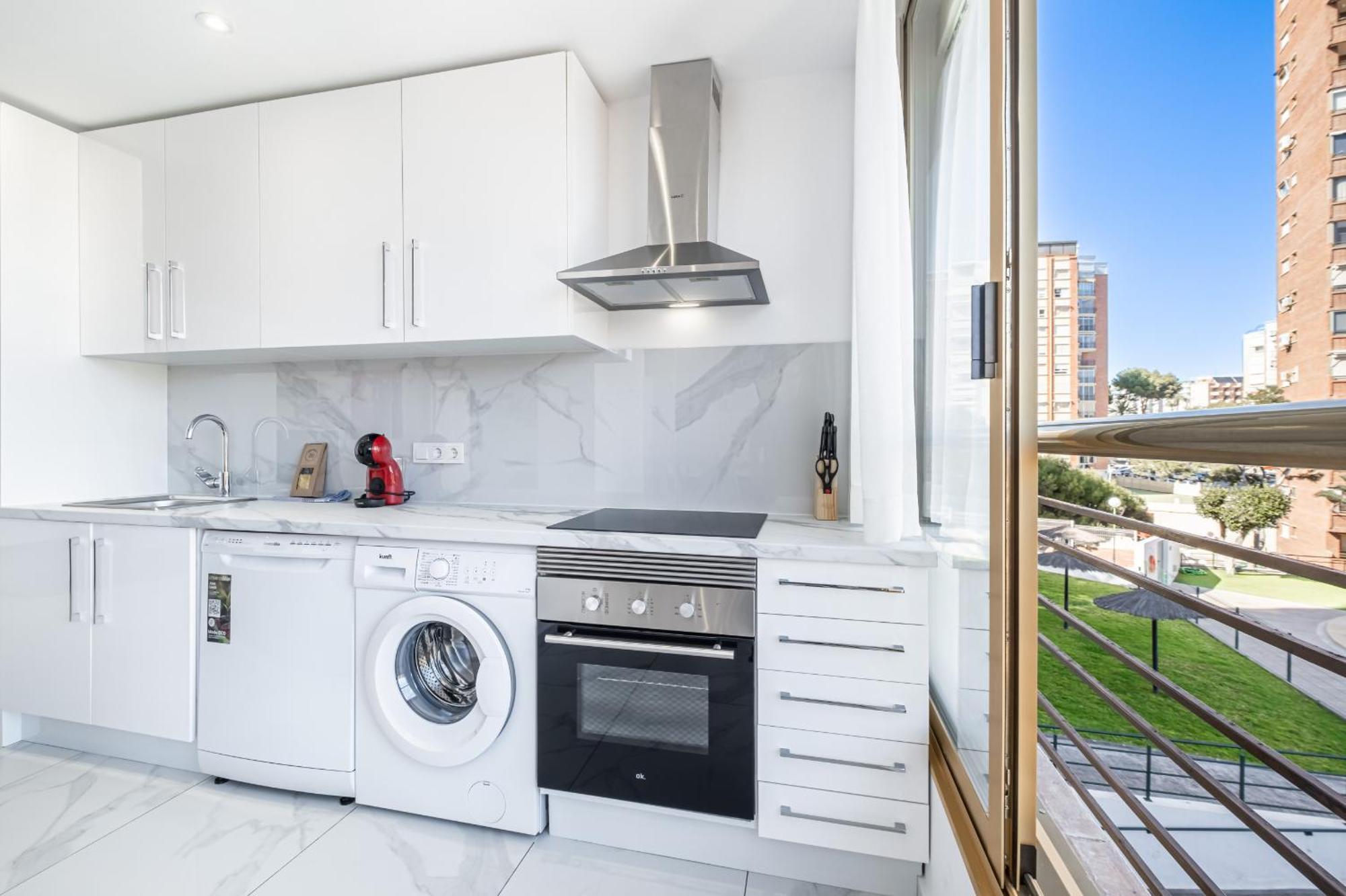 בנידורם Benipark Apartments Poniente Beach מראה חיצוני תמונה