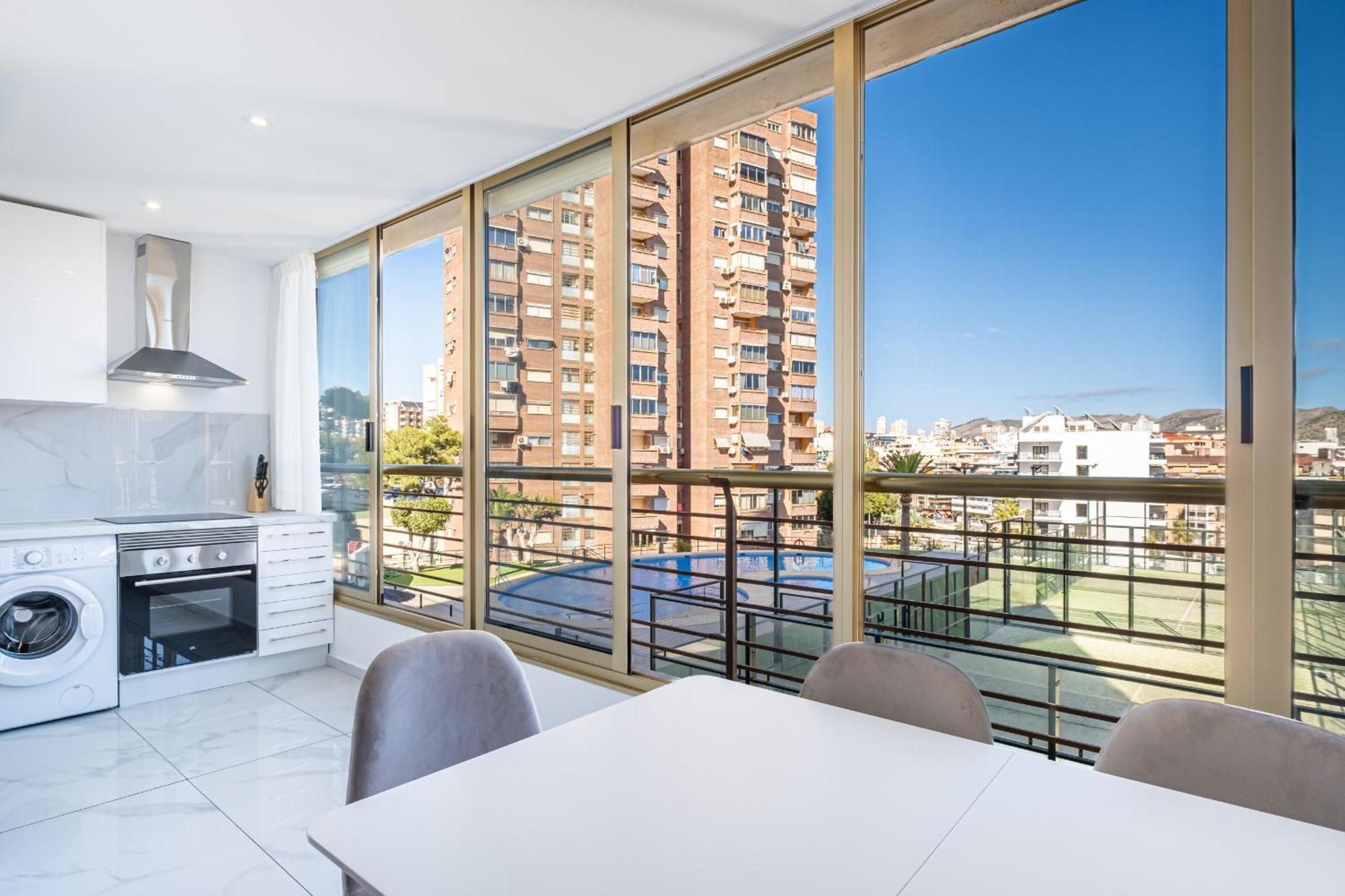 בנידורם Benipark Apartments Poniente Beach מראה חיצוני תמונה